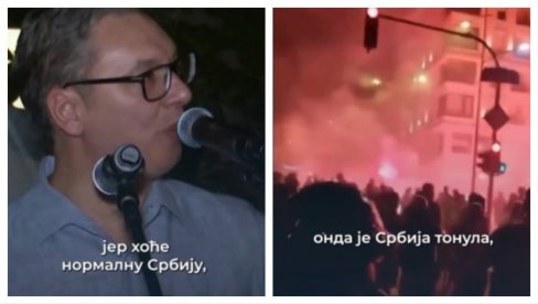 VUČIĆEVA MOĆNA PORUKA BLOKADERIMA: Svaki razbijen prozor su hiljade novih ljudi koji dolaze baš na to mesto, jer hoće normalnu Srbiju (VIDEO)
