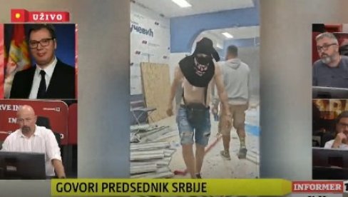 POLITIKA JE IDEJA! Vučić poručio blokaderima - Srušite jedne prostorije, niče hiljade ljudi koji će da se bore za to i protiv batinaša