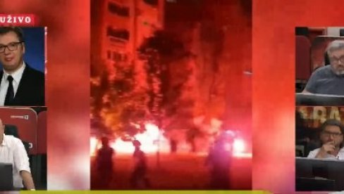ВУЧИЋ О НАПАДУ НА ПРОСТОРИЈЕ СНС У НОВОМ САДУ: Већ је ухапшено 4 лица, један припадник УКП-а је теже повређен