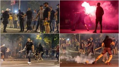 DIVLJANJE HORDI BLOKADERSKIH HULIGANA: Nasilje kakvo dugo nije viđeno u Srbiji, povređena najmanje 42 policajca (FOTO/VIDEO) DIVLJANJE HORDI BLOKADERSKIH HULIGANA: Nasilje kakvo dugo nije viđeno u Srbiji, povređena najmanje 42 policajca (FOTO/VIDEO)