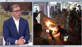 VUČIĆ O UNIŠTAVANJU PROSTORIJA SNS: Gore sam se osećao nego kada su mi sa zakašnjenjem ustaše palile kuću `92. u Čipuljiću