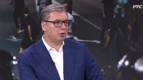 НЕМА ВИШЕ ИГРЕ СА ДРЖАВОМ! Вучић у Дневнику на РТС1: Неће бити грађанског рата и нико се силом неће дочепати власти