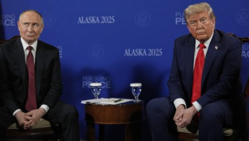 САСТАНАК ТРАМПА И ПУТИНА ТРАЈЕ ВИШЕ ОД ДВА И ПО ЧАСА: Нема назнака када ће радни ручак