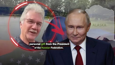 ПУТИН ОДУШЕВИО МУШКАРЦА С АЉАСКЕ: Посебан и скуп дар за Американца - ево шта му је поклонио руски председник (ВИДЕО)