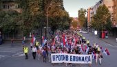 POŽAREVAC PROTIV BLOKADA: Građani izašli na ulice, žele mir i normalan život  (VIDEO)