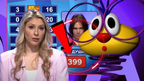 ДА ЛИ ЈЕ МОГУЋЕ? Водитељка у неверици због такмичара Слагалице - Више не знам шта бих рекла ДА ЛИ ЈЕ МОГУЋЕ? Водитељка у неверици због такмичара Слагалице - Више не знам шта бих рекла