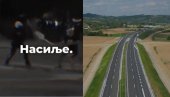 SLIKA DVE SRBIJE: Na jednoj blokaderska, puna nasilja, na drugoj Vučićeva - Mir i stabilnost, zemlja koja se gradi i ide napred (VIDEO)