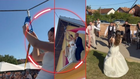 LETEĆA MLADA! Neviđeno dosad - spust sa balkona među goste u Hrvatskoj (FOTO) LETEĆA MLADA! Neviđeno dosad - spust sa balkona među goste u Hrvatskoj (FOTO)