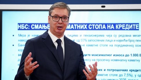 PADAJU RATE ZA STAMBENE KREDITE Vučić: Dobijamo najnižu kreditnu stopu u istoriji Srbije PADAJU RATE ZA STAMBENE KREDITE Vučić: Dobijamo najnižu kreditnu stopu u istoriji Srbije