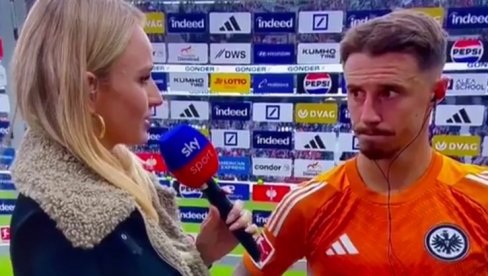 KAPITEN VERDERA OSTAO ZAPANJEN: Kada je čuo prvo pitanje TV novinarke - odmah je napustio intervju (VIDEO)