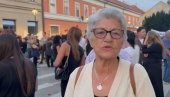 ZA MIR ZBOG MOJE DECE: Poruka Pančevljanke sa skupa protiv blokada (VIDEO)