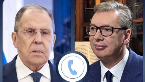 ВУЧИЋ СА ЛАВРОВОМ О РАЗНИМ ТЕМАМА: Дуг и срдачан разговор, размотрили смо ситуацију у региону и билатералне односе