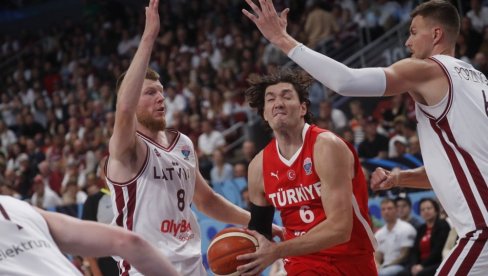 TURSKA DEKLASIRALA LETONIJU! Šengun, Larkin i Osman kobni po Bertansa i ekipu