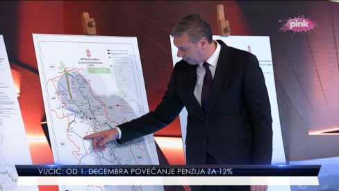 ВУЧИЋ НА КАРТИ ПОКАЗАО ШТА СЕ СВЕ РАДИ У СРБИЈИ: Најавио велике инфраструктурне пројекте (ФОТО) ВУЧИЋ НА КАРТИ ПОКАЗАО ШТА СЕ СВЕ РАДИ У СРБИЈИ: Најавио велике инфраструктурне пројекте (ФОТО)