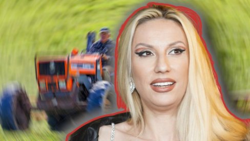 НЕСВАКИДАШЊИ ПОКЛОН: Рада Манојловић за рођендан добила трактор - певачица заплакала од среће