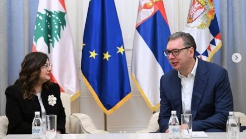 SRBIJA ĆE ZA NJU UVEK BITI DRUGI DOM Vučić primio u oproštajnu posetu ambasadorku Libanske Republike Nadu Al Akl (FOTO) SRBIJA ĆE ZA NJU UVEK BITI DRUGI DOM Vučić primio u oproštajnu posetu ambasadorku Libanske Republike Nadu Al Akl (FOTO)