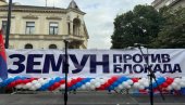 ЗЕМУН УСТАО ПРОТИВ БЛОКАДА: Пристојна Србија подигла глас против насиља