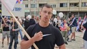 ŽELIM DA MOJA DECA I JA ŽIVIMO U MIRNOJ I STABILNOJ SRBIJI: Čvrste poruke građana Priboja protiv blokada