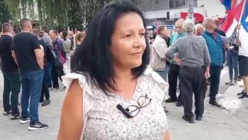 NEKA STANU BLOKADE, NEKA STANE NASILJE, ŽIVELA SRBIJA: Građanka Bujanovca poslali moćnu poruku NEKA STANU BLOKADE, NEKA STANE NASILJE, ŽIVELA SRBIJA: Građanka Bujanovca poslali moćnu poruku