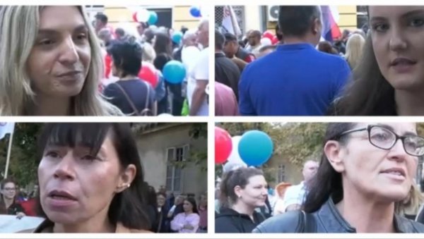 ДОШЛИ СМО ДА ПОДРЖИМО МИР И СТАБИЛНОСТ: Јасна порука грађана Руме ДОШЛИ СМО ДА ПОДРЖИМО МИР И СТАБИЛНОСТ: Јасна порука грађана Руме