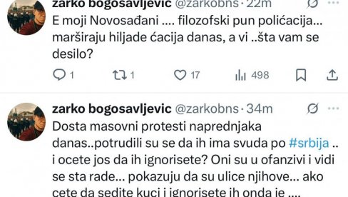 ПОКАЗУЈУ ДА СУ УЛИЦЕ ЊИХОВЕ: Главни новинар блокадера сепаратиста потпуно очајан због величанственог скупа грађана у Новом Саду ПОКАЗУЈУ ДА СУ УЛИЦЕ ЊИХОВЕ: Главни новинар блокадера сепаратиста потпуно очајан због величанственог скупа грађана у Новом Саду