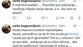 POKAZUJU DA SU ULICE NJIHOVE: Glavni novinar blokadera separatista potpuno očajan zbog veličanstvenog skupa građana u Novom Sadu