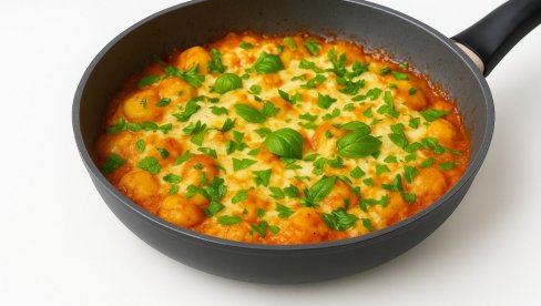 KROMPIR SA RASTOPLJENIM SIROM I ZAČINIMA: Recept za tiganj pun ukusa KROMPIR SA RASTOPLJENIM SIROM I ZAČINIMA: Recept za tiganj pun ukusa