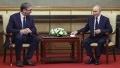РАЗГОВАРАЈУ ПУТИН И ВУЧИЋ У ПЕКИНГУ: Спремни за заједнички рад на учвршћивању односа у будућности (ВИДЕО) РАЗГОВАРАЈУ ПУТИН И ВУЧИЋ У ПЕКИНГУ: Спремни за заједнички рад на учвршћивању односа у будућности (ВИДЕО)