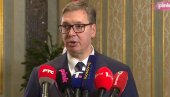 OČEKUJEM DA SNS IMA VIŠE OD 50 ODSTO: Vučić o istraživanju IPSOS-a naša sigurnost je na 76 procenata a njihova na 37
