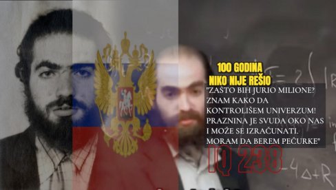 РЕШИО НАЈТЕЖИ МАТЕМАТИЧКИ ПРОБЛЕМ И ОДБИО МИЛИОН $ Данас живи од мајчине пензије: Морам да берем печурке, нисам ЗОО животиња да ме излажу РЕШИО НАЈТЕЖИ МАТЕМАТИЧКИ ПРОБЛЕМ И ОДБИО МИЛИОН $ Данас живи од мајчине пензије: Морам да берем печурке, нисам ЗОО животиња да ме излажу