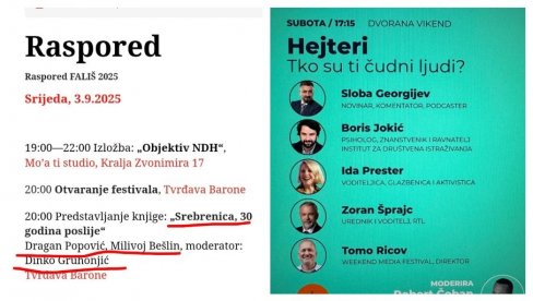 BLOKADERI UDRUŽENI PROTIV SRBIJE: Gruhonjić i Dragan Popović idu u Šibenik da objasne kako su Srbi genocidan narod - U akciji i Georgijev! BLOKADERI UDRUŽENI PROTIV SRBIJE: Gruhonjić i Dragan Popović idu u Šibenik da objasne kako su Srbi genocidan narod - U akciji i Georgijev!