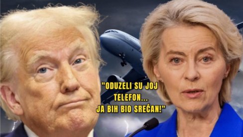 ТРАМП СЕ ПОДСМЕВА НАПАДУ РУСИЈЕ И УРСУЛИНОЈ ДРАМИ НА ЛЕТУ: Одузели су јој телефон, ја бих био срећан да ми се то десило