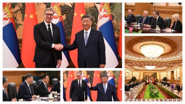 СРБИЈА И КИНА ЧЕЛИЧНИ ПРИЈАТЕЉИ: Вучић на састанку са Сијем - Позив кинеским компанијама за улагања (ФОТО) СРБИЈА И КИНА ЧЕЛИЧНИ ПРИЈАТЕЉИ: Вучић на састанку са Сијем - Позив кинеским компанијама за улагања (ФОТО)