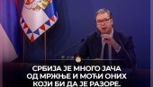 SRBIJA JE MNOGO JAČA OD MRŽNJE I MOĆI ONIH KOJI BI DA JE RAZORE Vučić se oglasio sa jasnom porukom (FOTO) SRBIJA JE MNOGO JAČA OD MRŽNJE I MOĆI ONIH KOJI BI DA JE RAZORE Vučić se oglasio sa jasnom porukom (FOTO)