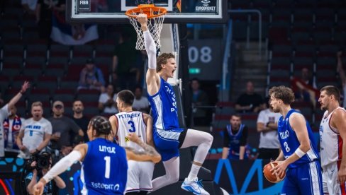 PRENOS, SRBIJA - FINSKA: Orlovi doživeli peh! Frka na Evrobasketu!