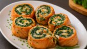 PUNJENI FILETI LOSOSA SA SPANAĆEM I FETOM: Recept za brzo i zdravo jelo
