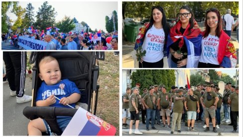 ГРАЂАНИ ШИРОМ СРБИЈЕ У ШЕТЊИ ПРОТИВ БЛОКАДА: Устала је Србија - народ против насиља