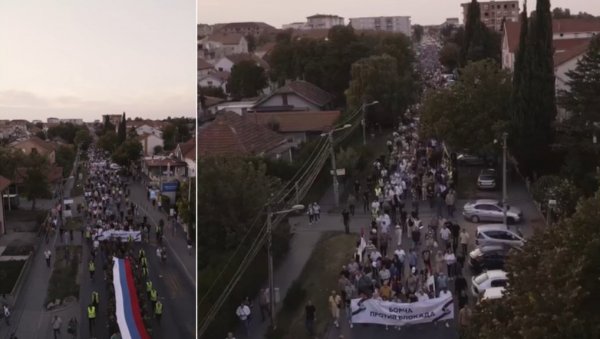 МОЋАН СНИМАК ИЗ БОРЧЕ: Грађани шетају против блокада (ФОТО/ВИДЕО) МОЋАН СНИМАК ИЗ БОРЧЕ: Грађани шетају против блокада (ФОТО/ВИДЕО)