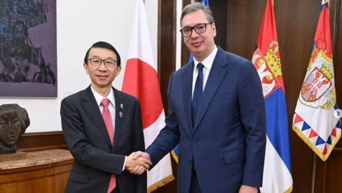 KONSTRUKTIVAN RAZGOVOR O JAČANJU BILATERALNE SARADNJE Vučić se sastao sa ambasadorom Japana Akirom Imamurom (FOTO) KONSTRUKTIVAN RAZGOVOR O JAČANJU BILATERALNE SARADNJE Vučić se sastao sa ambasadorom Japana Akirom Imamurom (FOTO)