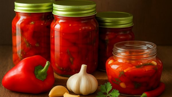 МАРИНИРАНЕ ПАПРИКЕ СА БЕЛИМ ЛУКОМ: Рецепт за ароматичне паприке