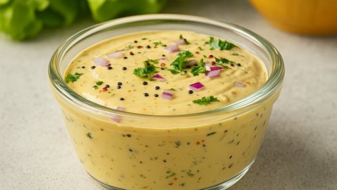 SOS OD SENFA SA CRNIM LUKOM I PERŠUNOM: Recept za univerzalni preliv