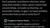 BLOKADERIMA JE KURTI IDOL: Zato prema Srbiji i Srbima imaju isti odnos