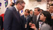 PAVILJON NOSI TEMU CIKLUSI ŽIVOTA Vučić posetio paviljon Japana na izložbi Ekspo u Osaki PAVILJON NOSI TEMU CIKLUSI ŽIVOTA Vučić posetio paviljon Japana na izložbi Ekspo u Osaki