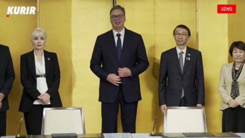PREDSEDNIK VUČIĆ U JAPANU: U toku potpisivanje 3 važna dokumenta o saradnji