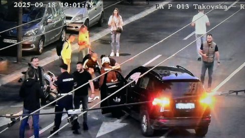 САД И ЗВАНИЧНО ГАЗЕ ПОЛИЦАЈЦЕ: Возило Н1 ударило полицајца на мотору код РТС-а (ФОТО)