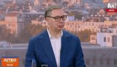 VUČIĆ NA BLIC TV: Predsednik u emisiji Jutro (FOTO)