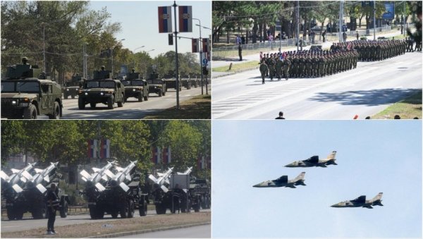 СУТРА ЋЕМО ВИДЕТИ НАЈМОЋНИЈУ ВОЈСКУ СРБИЈЕ ДО САДА: Све што треба да знате о великој паради, последње припреме за дефиле у току (ФОТО) СУТРА ЋЕМО ВИДЕТИ НАЈМОЋНИЈУ ВОЈСКУ СРБИЈЕ ДО САДА: Све што треба да знате о великој паради, последње припреме за дефиле у току (ФОТО)