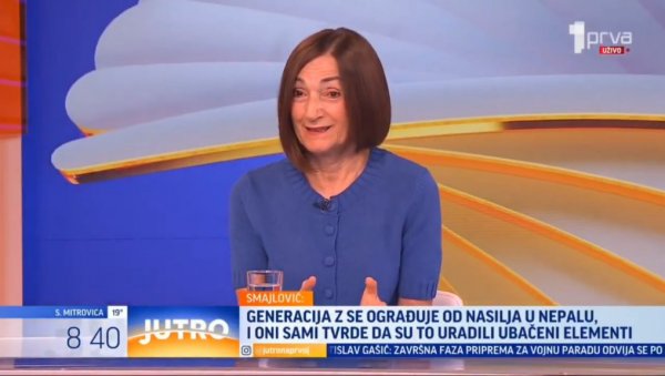 ЉИЉАНА СМАЈЛОВИЋ: Блокадери по паролама усмерених против људи који су против блокада, нагињу ка фашизму! (ВИДЕО) ЉИЉАНА СМАЈЛОВИЋ: Блокадери по паролама усмерених против људи који су против блокада, нагињу ка фашизму! (ВИДЕО)