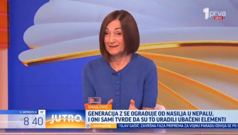ЉИЉАНА СМАЈЛОВИЋ: Блокадери по паролама усмерених против људи који су против блокада, нагињу ка фашизму! (ВИДЕО) ЉИЉАНА СМАЈЛОВИЋ: Блокадери по паролама усмерених против људи који су против блокада, нагињу ка фашизму! (ВИДЕО)