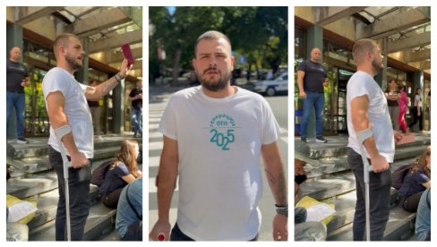 БЛОКАДЕРИ ВРЕЂАЛИ ТИКТОКЕРА ЛЕПОГ ИСПРЕД СУДА: Мени као жртви је одузето основно људско право (ВИДЕО) БЛОКАДЕРИ ВРЕЂАЛИ ТИКТОКЕРА ЛЕПОГ ИСПРЕД СУДА: Мени као жртви је одузето основно људско право (ВИДЕО)
